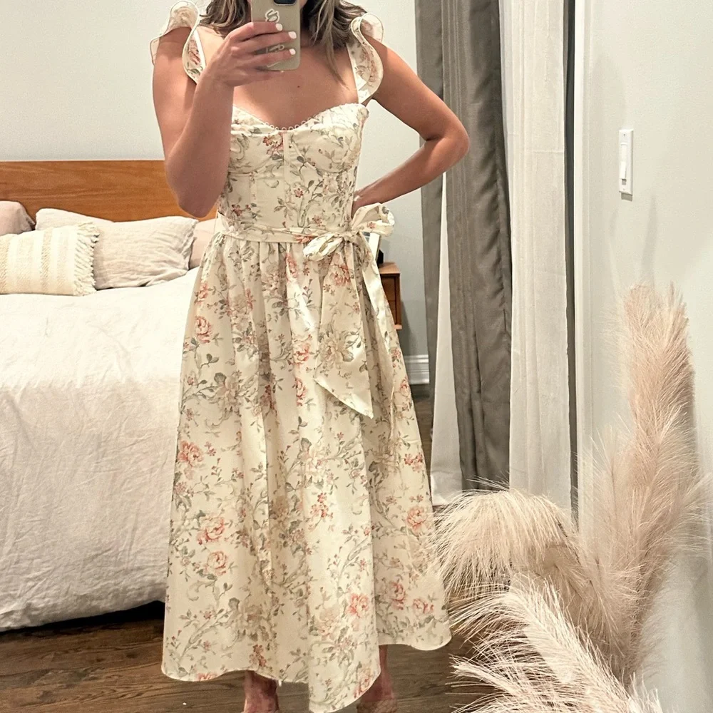 The Vera Dress in Carmel Valley Rose size 4 - Picture 2 of 2